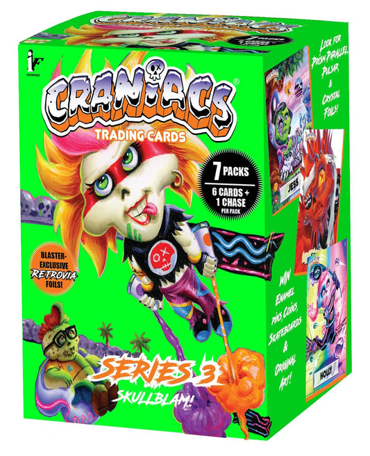 Craniacs Trading Cards Series 3 Skullblam! Blaster Box