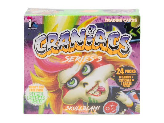 Craniacs Trading Cards Series 3 Skullblam! Hobby Box