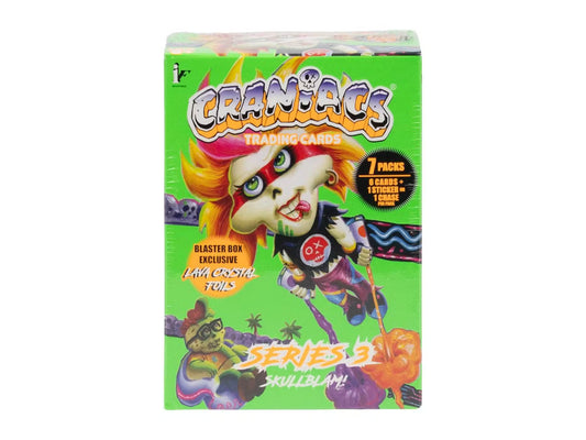 Craniacs Trading Cards Series 3 Skullblam! Blaster Box